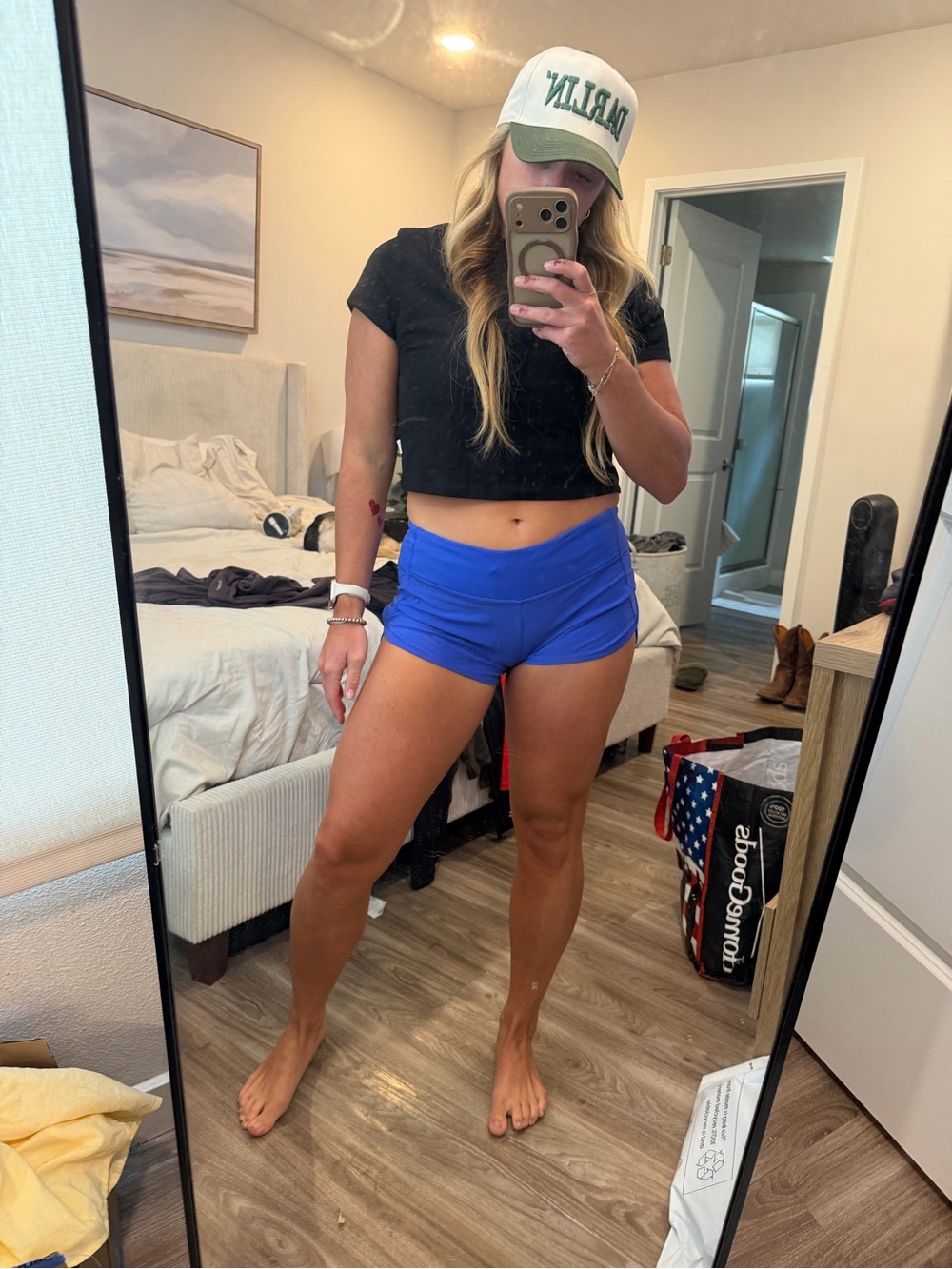 Lululemon Speed Up Running Shorts Blue Size 6